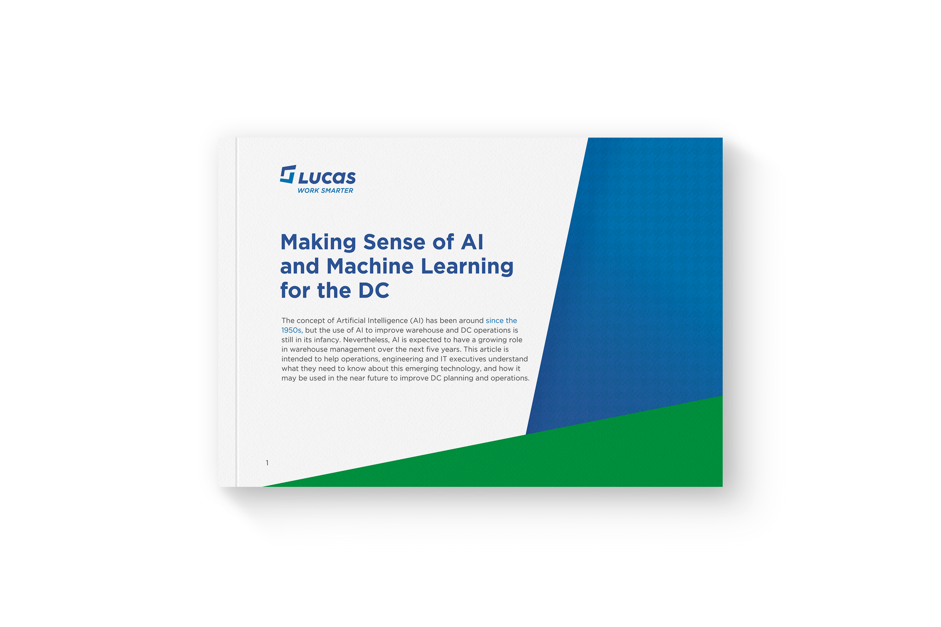 Making Sense of AI and Machine Learning for the DC Artificial Intelligence and Machine Learning for the DC
