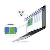 Computer chart graphic Computer chart graphic