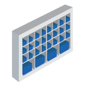 Put Wall for warehouse or distribution center