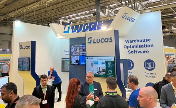 Lucas Systems booth at IntralogisteX 2024