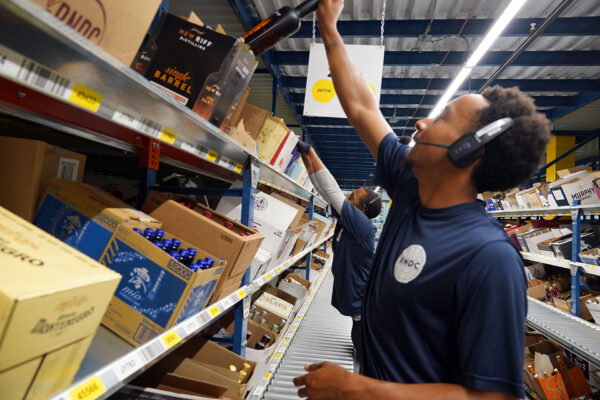 RNDC warehouse workers using Lucas headsets RNDC warehouse workers using Lucas headsets